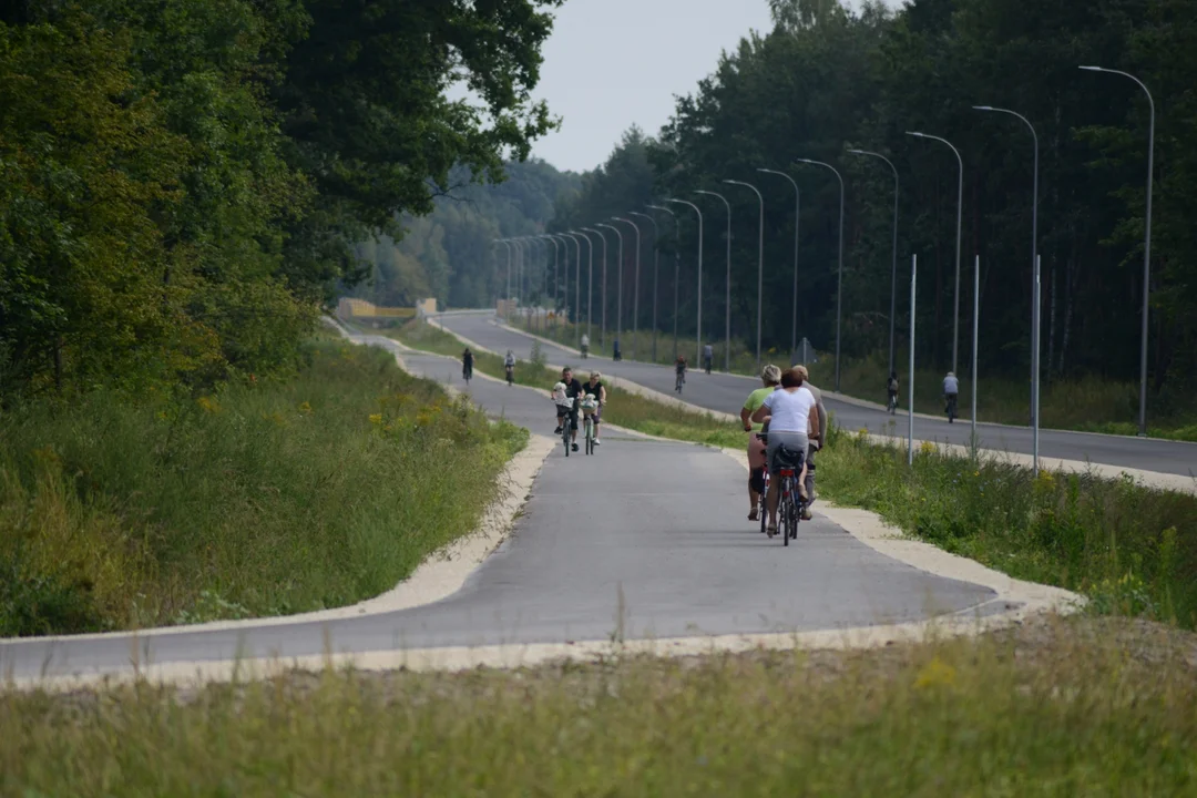 Obwodnica Tarnobrzeg - postęp prac od Lasu Zwierzynieckiego do osiedla Zakrzów