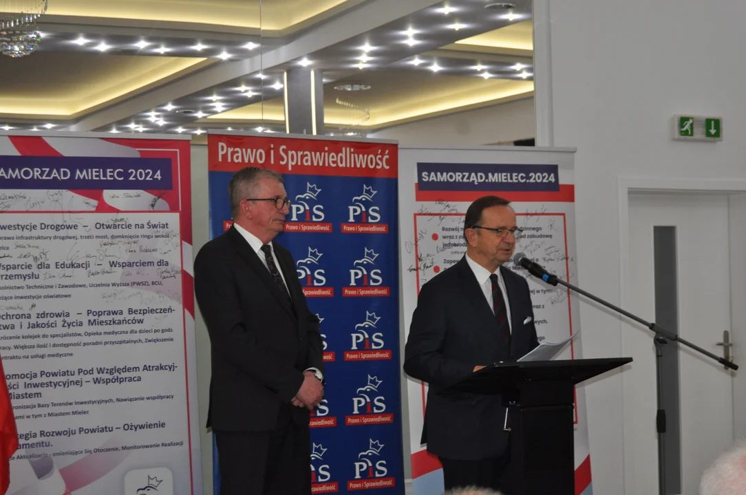 Spotkanie kandydatów Prawa i Sprawiedliwości w Mielcu