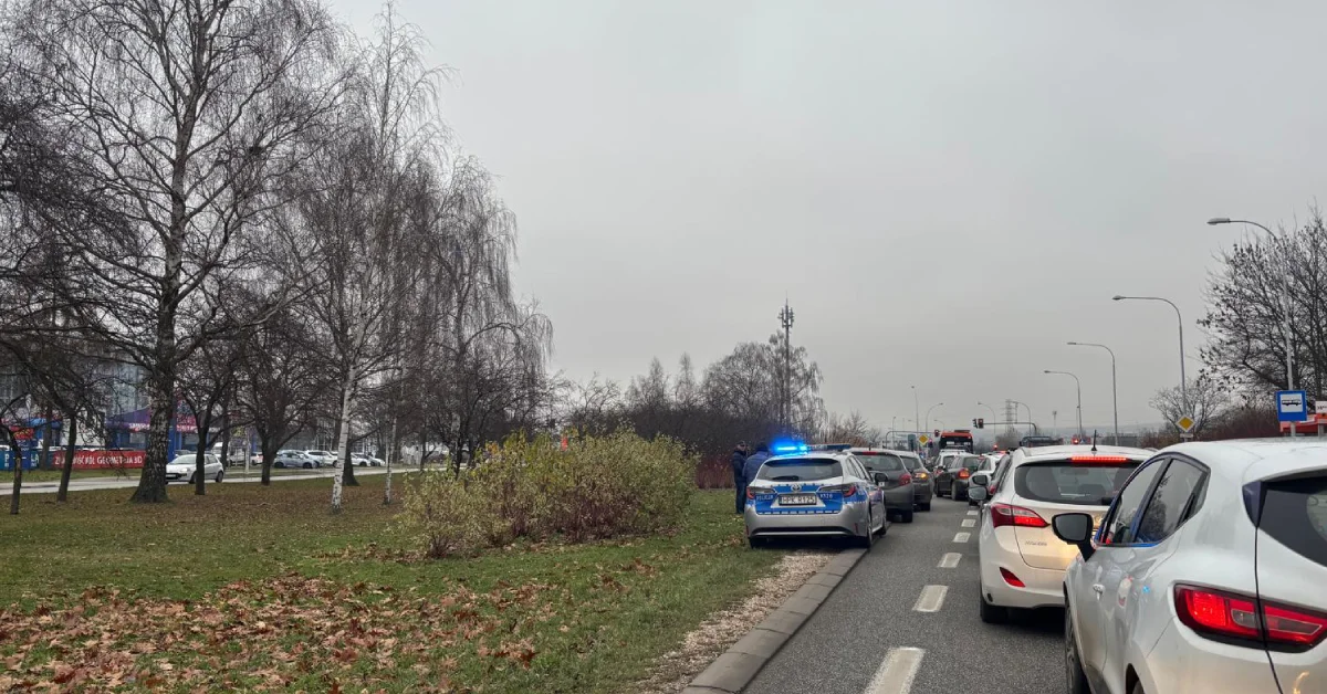 Utrudnienia ruchu w Rzeszowie