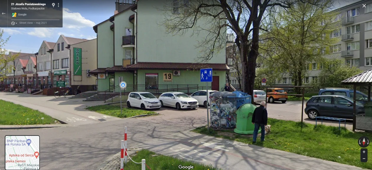 Google Street View 2021 - zdjęcia ze Stalowej Woli, Tarnobrzega i Grębowa