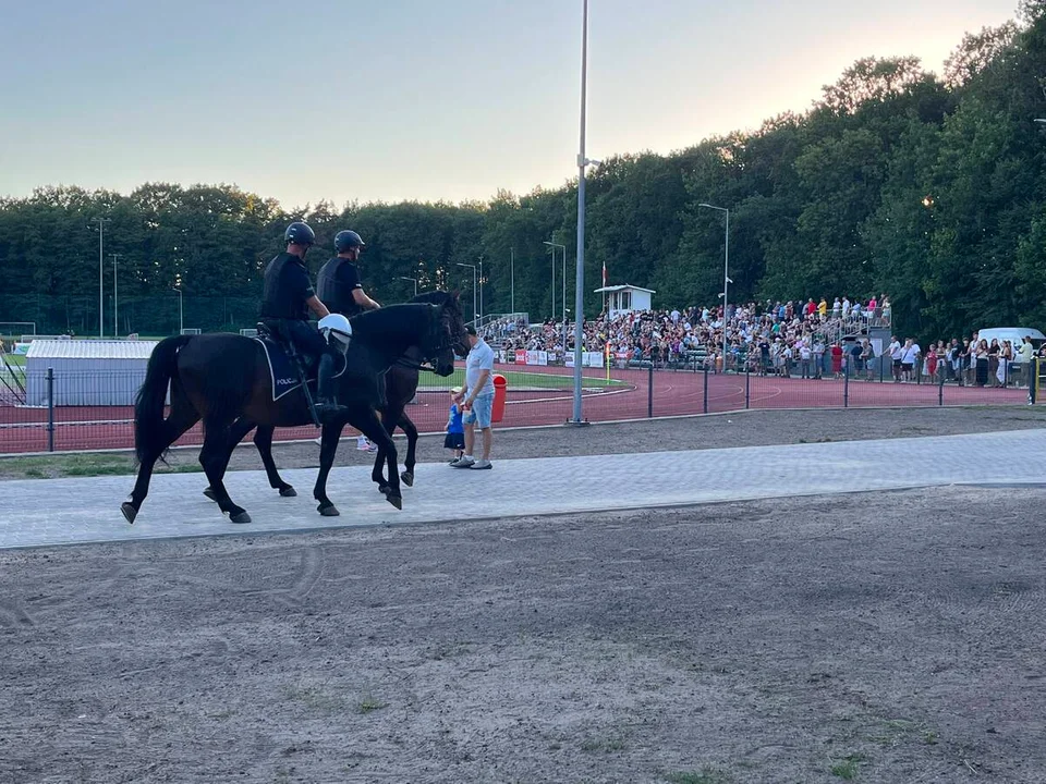 Policjanci na meczu Sokół - Wisłoka