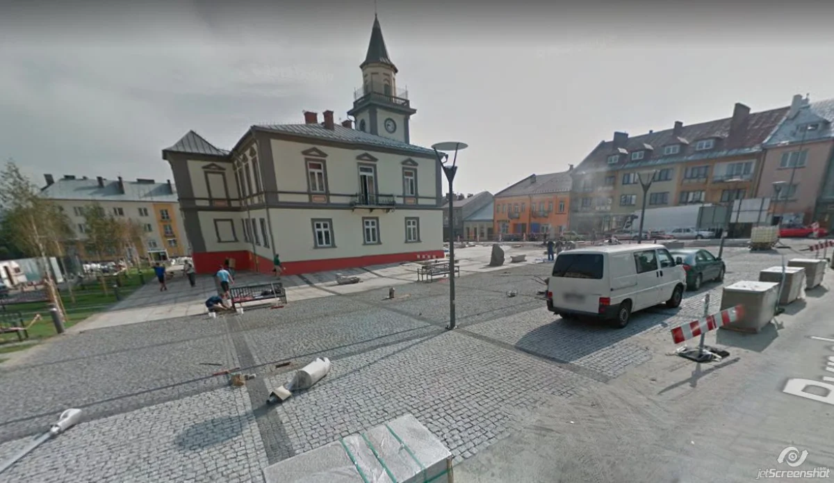 Rynki w podkarpackich miastach z Google Street View