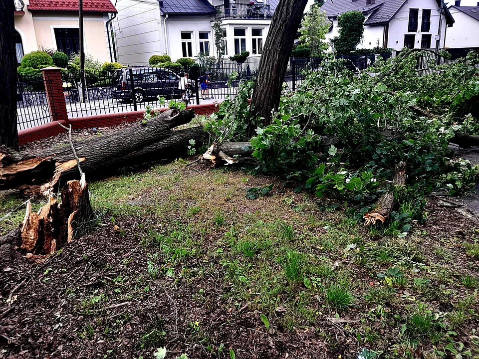 Burza przy ZS im. Groszkowskiego
