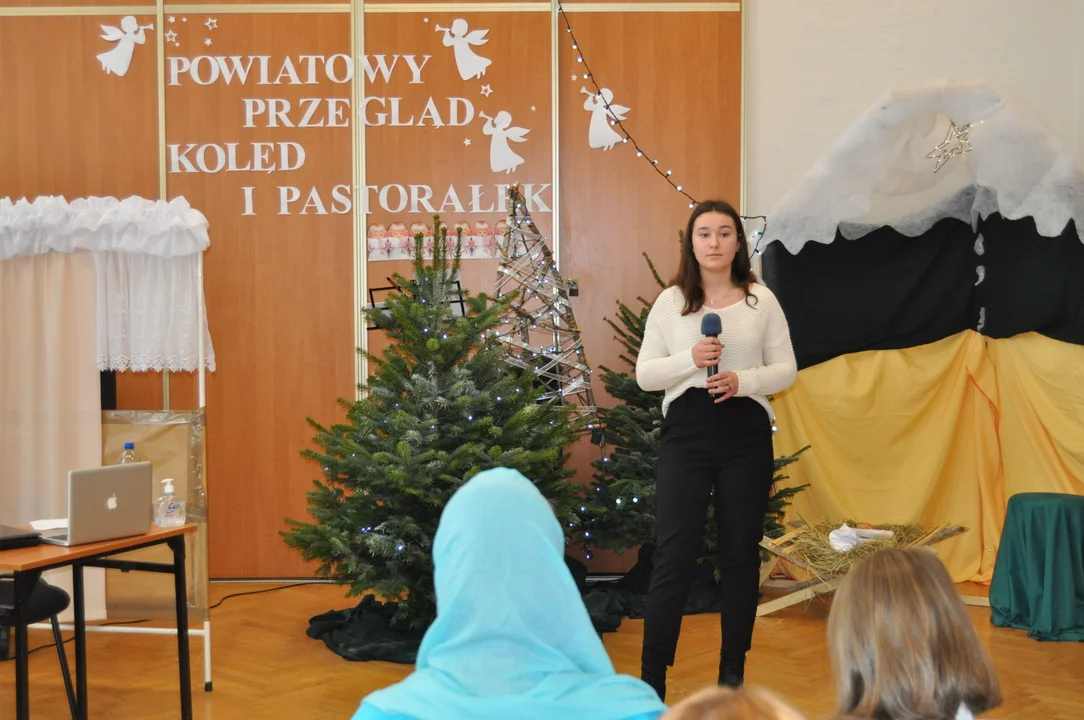 Powiatowy Przegląd Kolęd i Pastorałek w ZS im. J. Groszkowskiego Mielcu