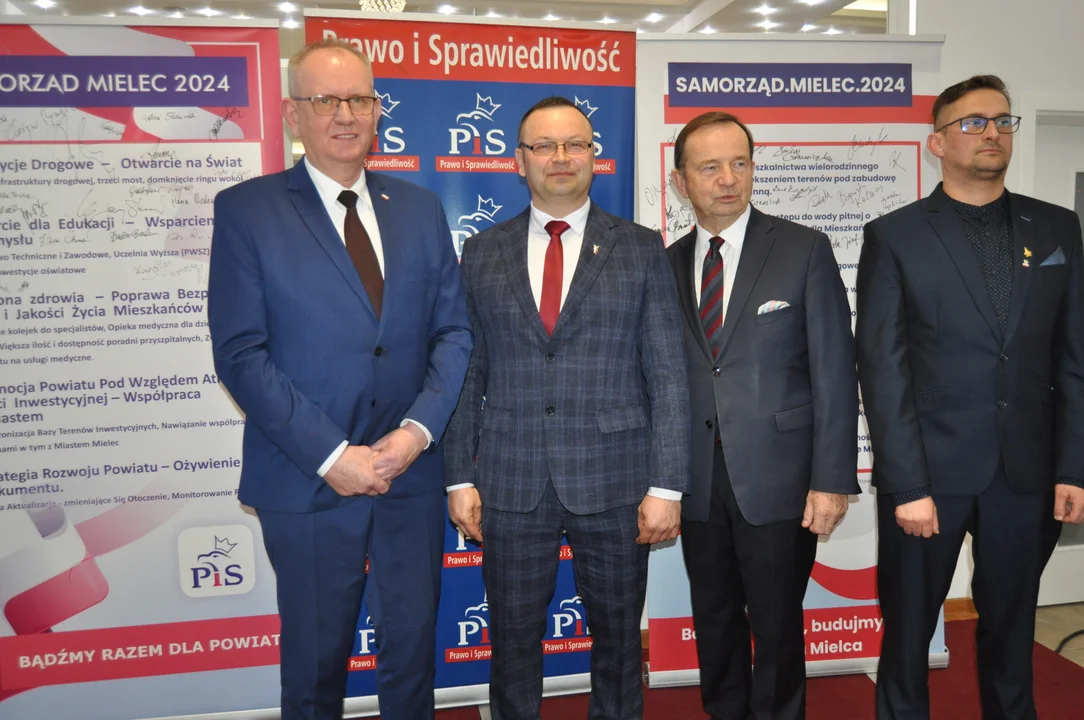 Spotkanie kandydatów Prawa i Sprawiedliwości w Mielcu