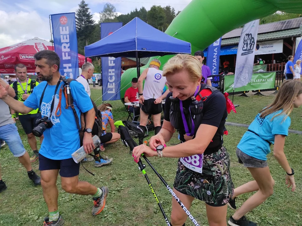 VIII Ultramaraton Magurski - meta biegu na 23 km