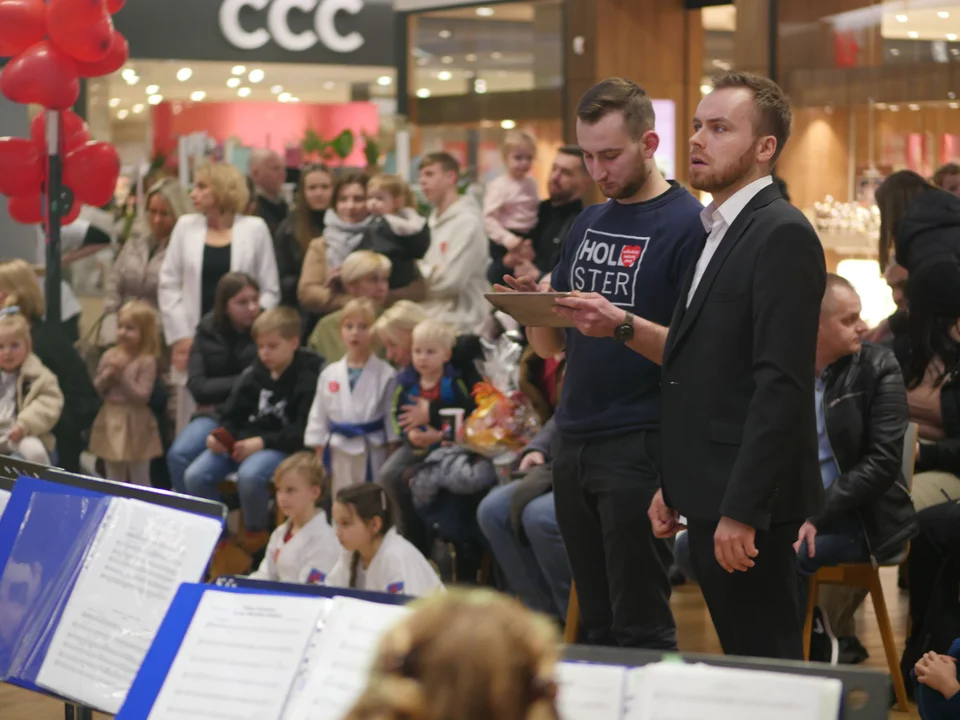 Występ Mieleckiej Orkiestry Dętej w ramach finału WOŚP