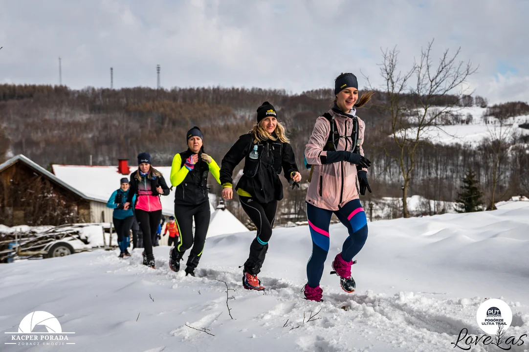 Pogórze Ultra Trail LoveLas Zimą w Wiśniowej