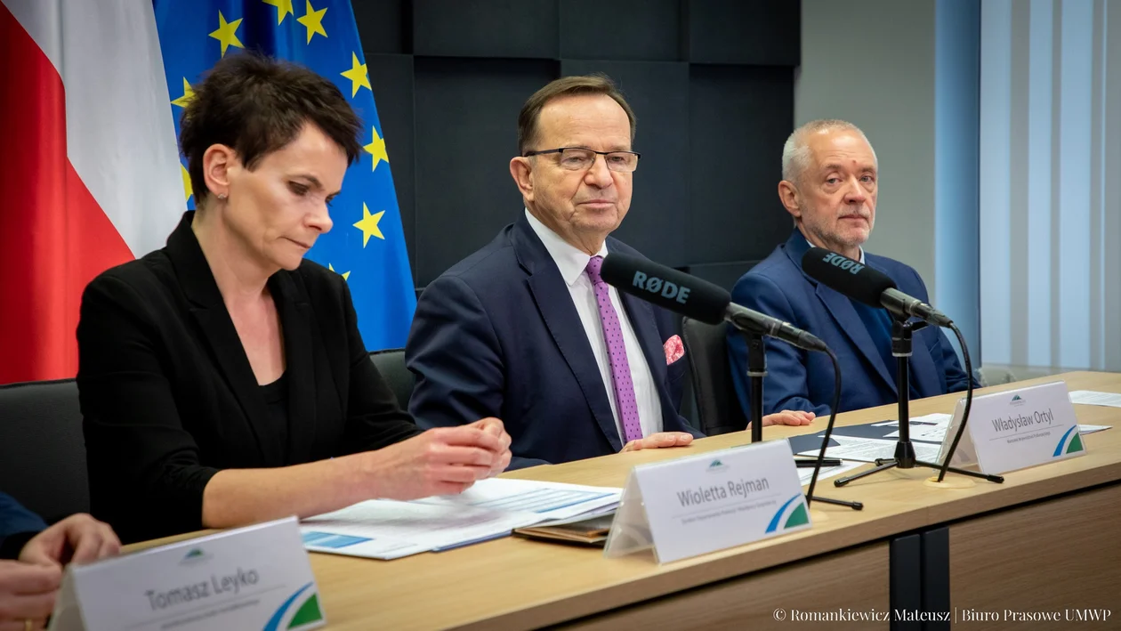 Konferencja Władysława Ortyla w sprawie otwarcia Podkarpackiego Centrum Nauki Łukasiewicz