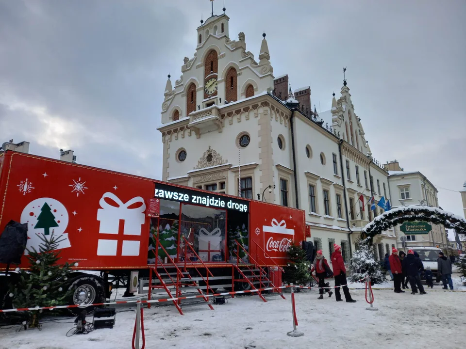 Świąteczna ciężarówka Coca-Coli odwiedziła Rzeszów