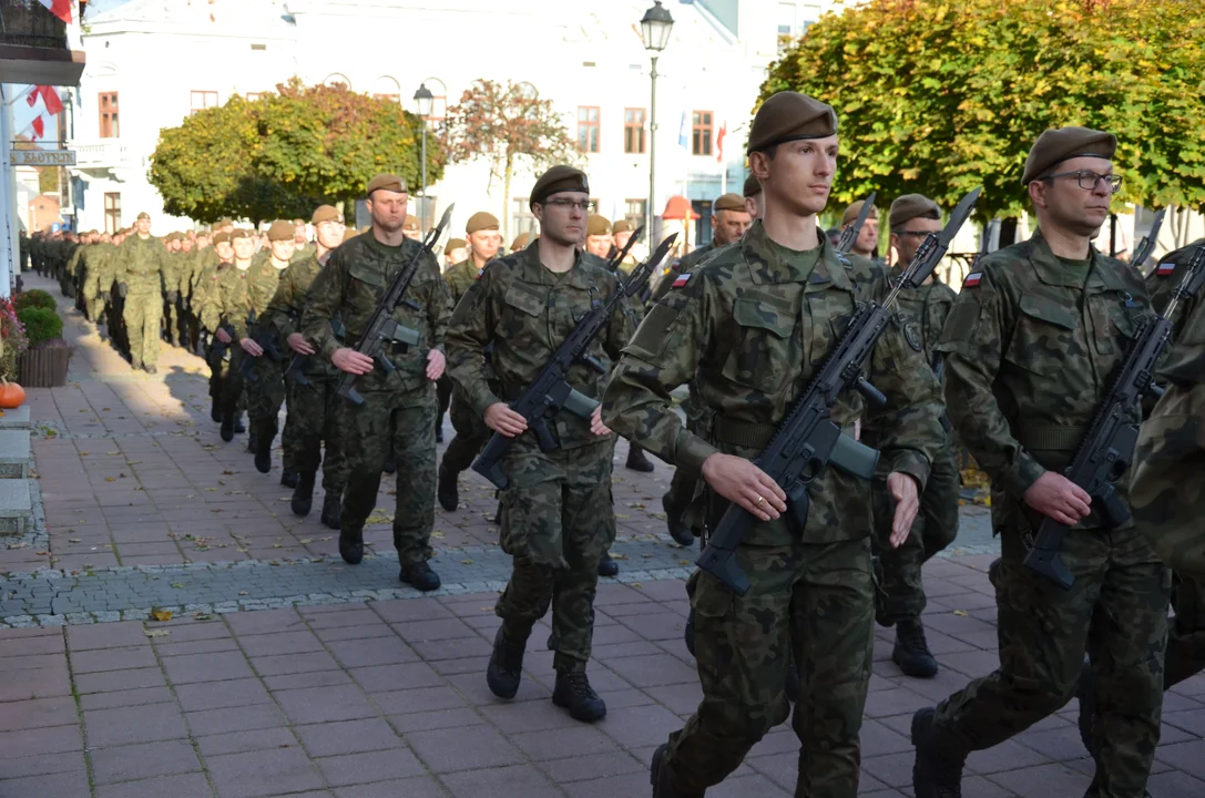 Uroczysta przysięga terytorialsów z Podkarpacia