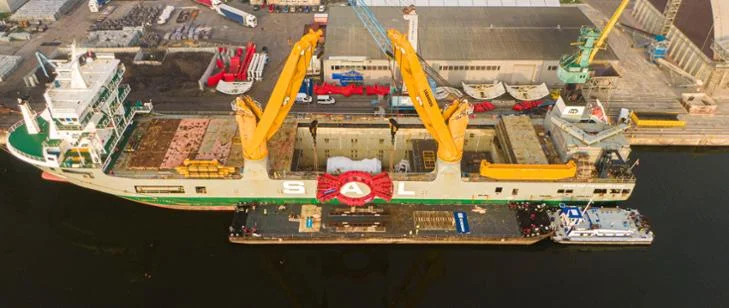 Gigantyczna maszyna TBM Tunnel Boring Machine