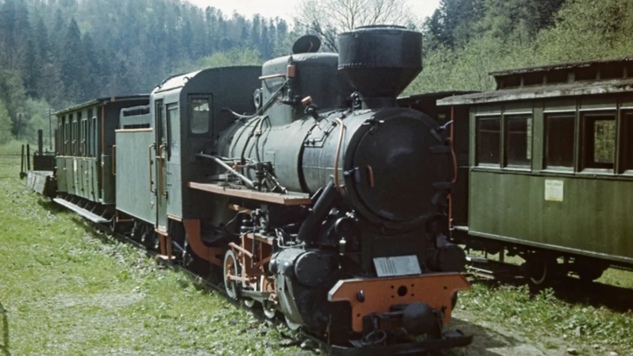 Muzeum Bieszczadzkiej Kolejki Leśnej znajdowało się niegdyś w innym miejscu niż obecnie. Historia starej fotografii [ARCHIWALNE ZDJĘCIA] - Zdjęcie główne