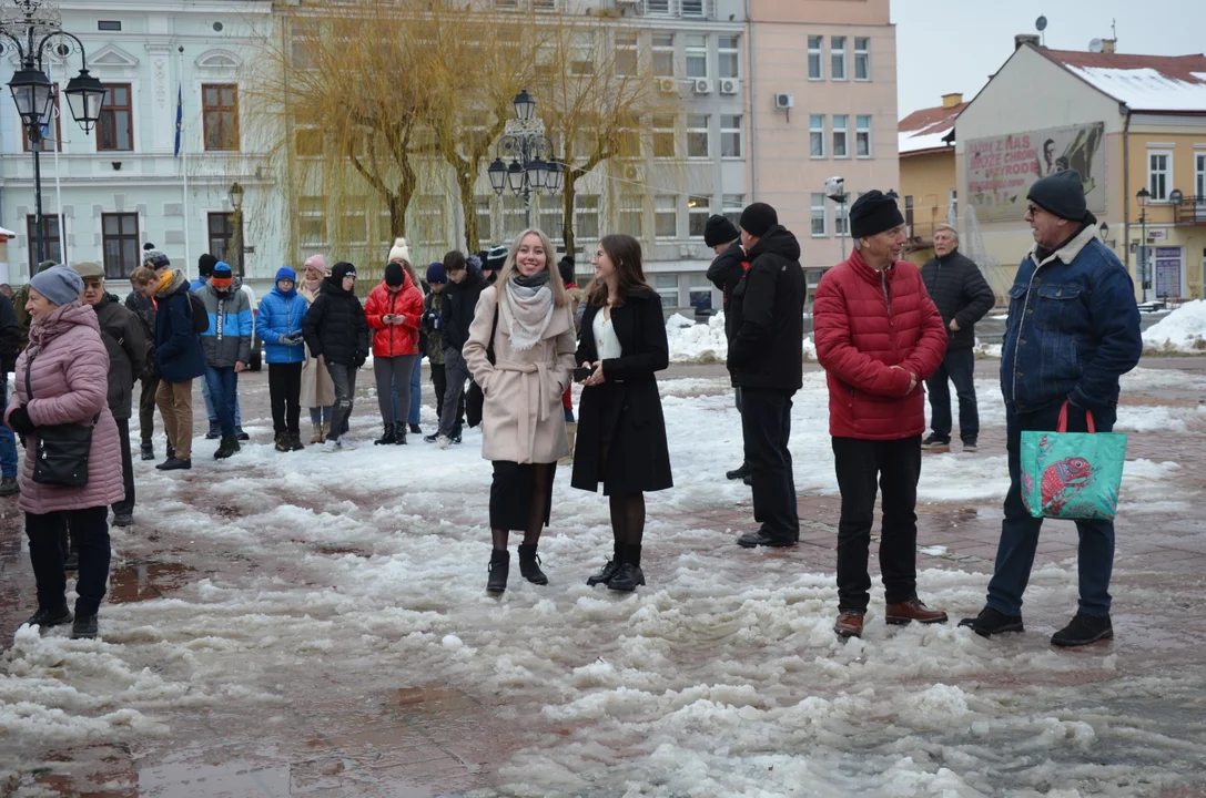 Wigilijne spotkanie na sanockim Rynku