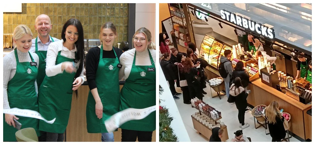 Starbucks w Rzeszowie jest już oficjalnie otwarty. Zobaczcie, kto już skosztował pyszną kawę [ZDJĘCIA] - Zdjęcie główne