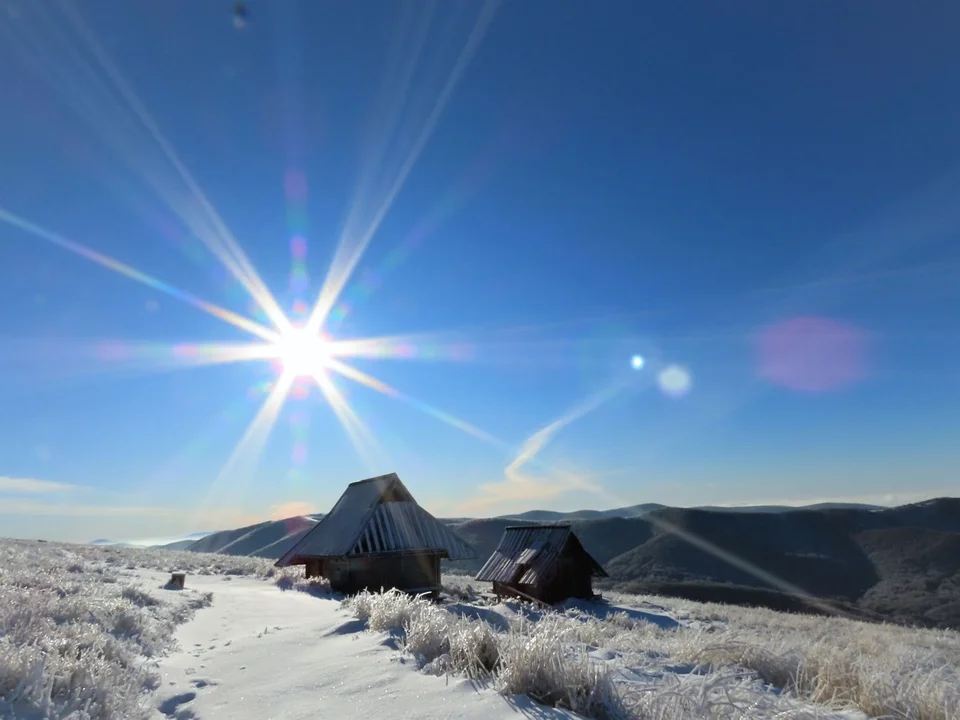 Bieszczady. Połonina Wetlińska. Schron BdPN