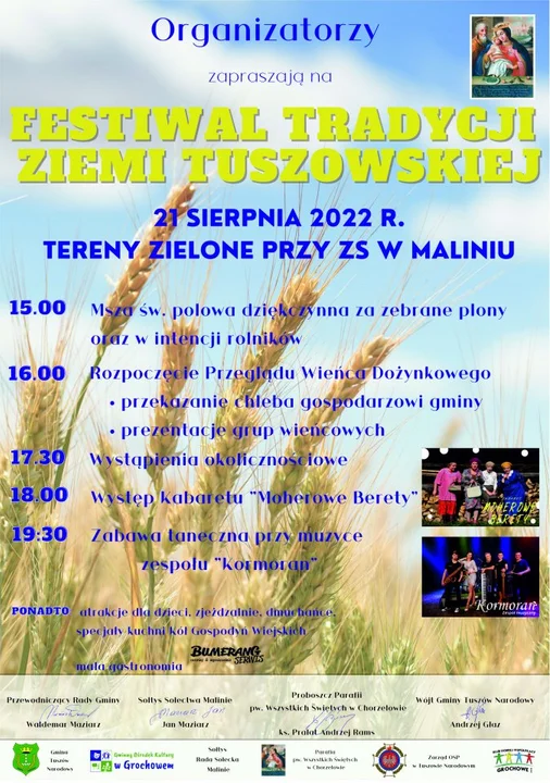 Koncerty, festiwale, dożynki - sprawdź, co będzie się działo w weekend 19-21 sierpnia