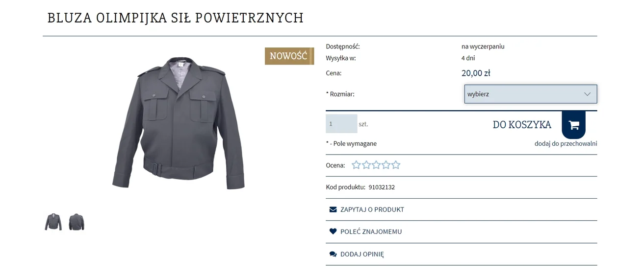 Rzeczy wprost z wojskowych magazynów i to po promocyjnych cenach. Co możesz kupić od armii?