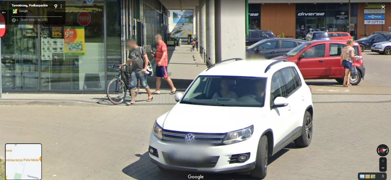 Google Street View - zdjęcia z 2021 roku z Tarnobrzega