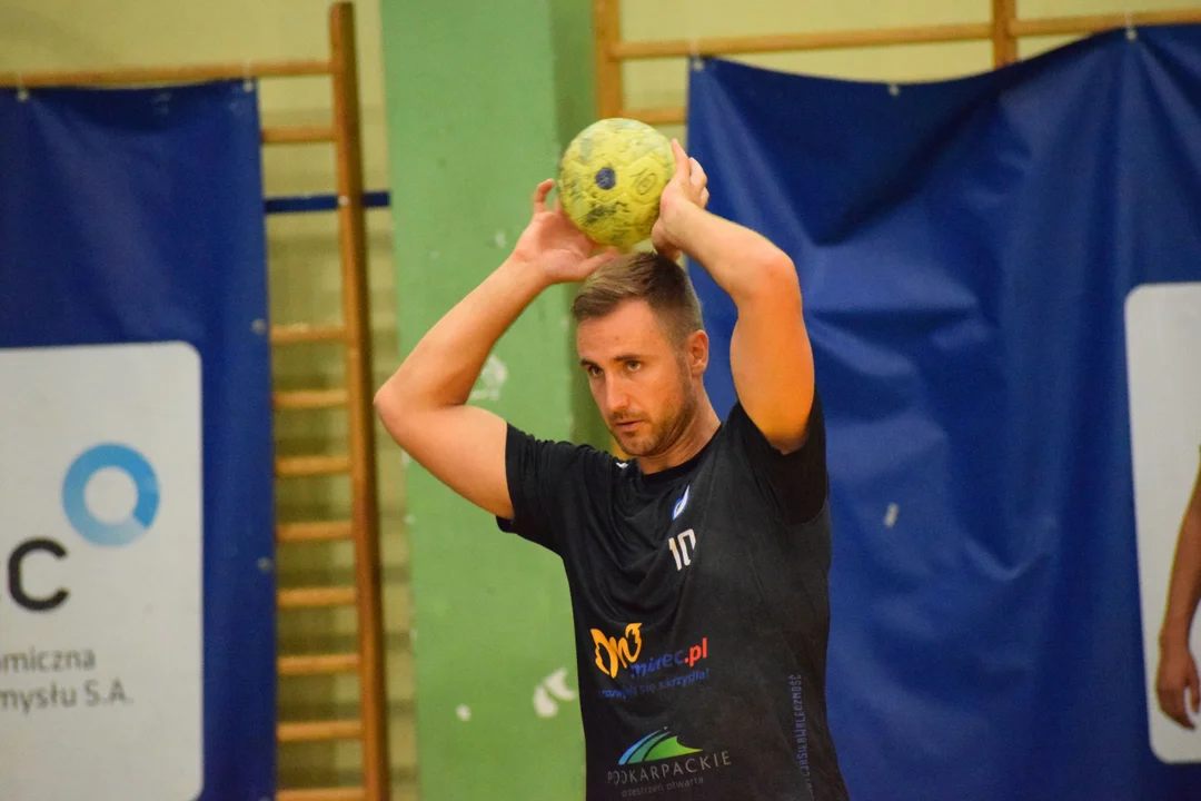 Handball Stal Mielec na treningu