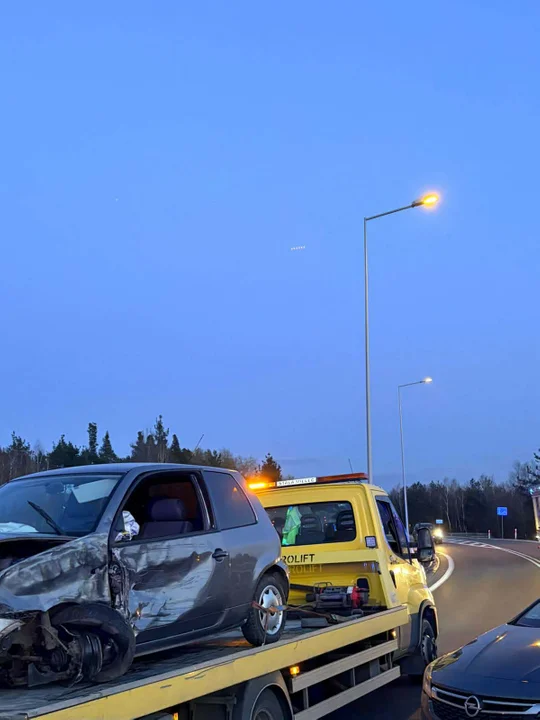 Zdarzenie drogowe na obwodnicy Mielca - 18.03