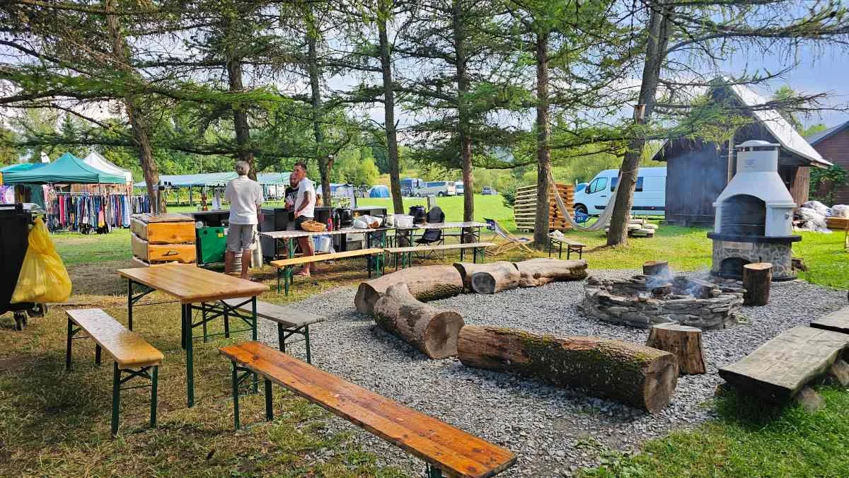 Grill i miejsce na ognisko w Zagrodzie Chryszczata
