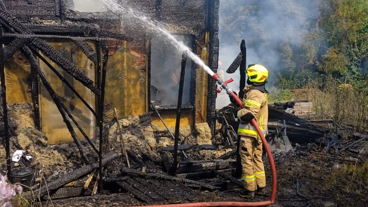 Pożar pochłonął cały dorobek ich życia. Trwa zbiórka pieniędzy dla pogorzelców ze Strzebowisk w Bieszczadach [ZDJĘCIA] - Zdjęcie główne