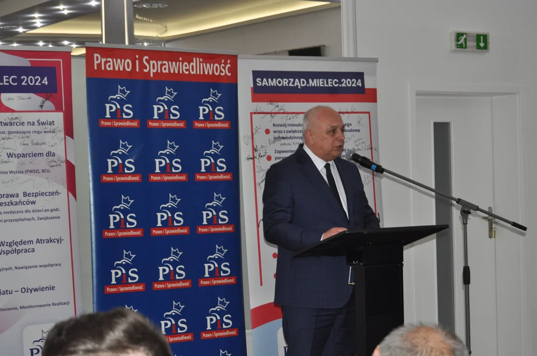 Spotkanie kandydatów Prawa i Sprawiedliwości  w Mielcu