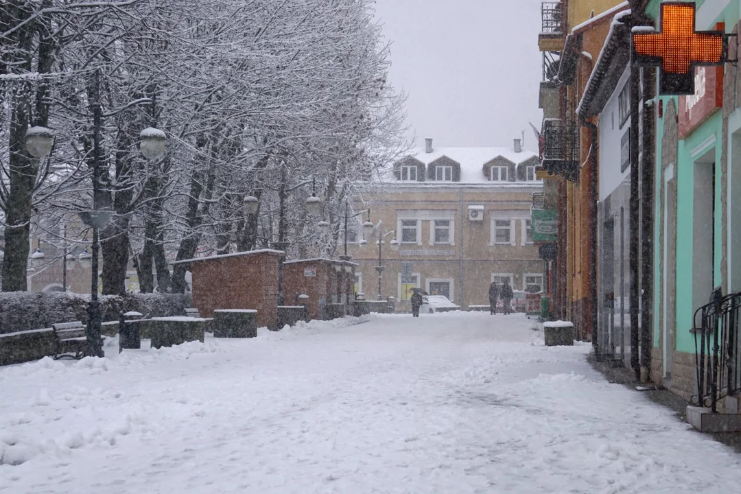 Ustrzyki Dolne pod śniegiem