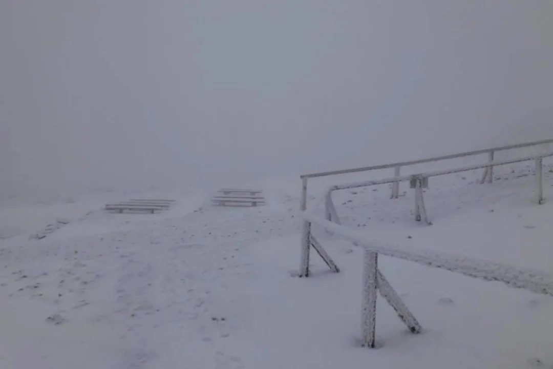 Zimowa aura w Bieszczadach