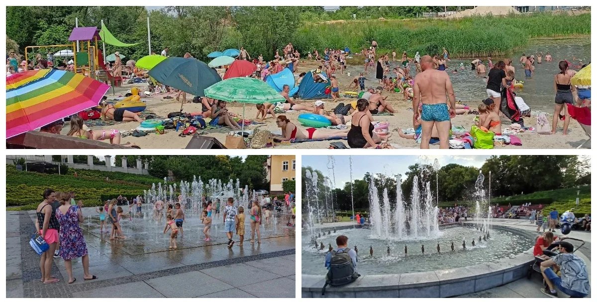 Jezioro Żwirownia i Fontanna Multimedialna w niedzielę. W poszukiwaniu plażowania i ochłodzenia [ZDJĘCIA] - Zdjęcie główne