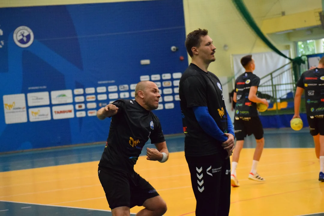 Handball Stal Mielec na treningu