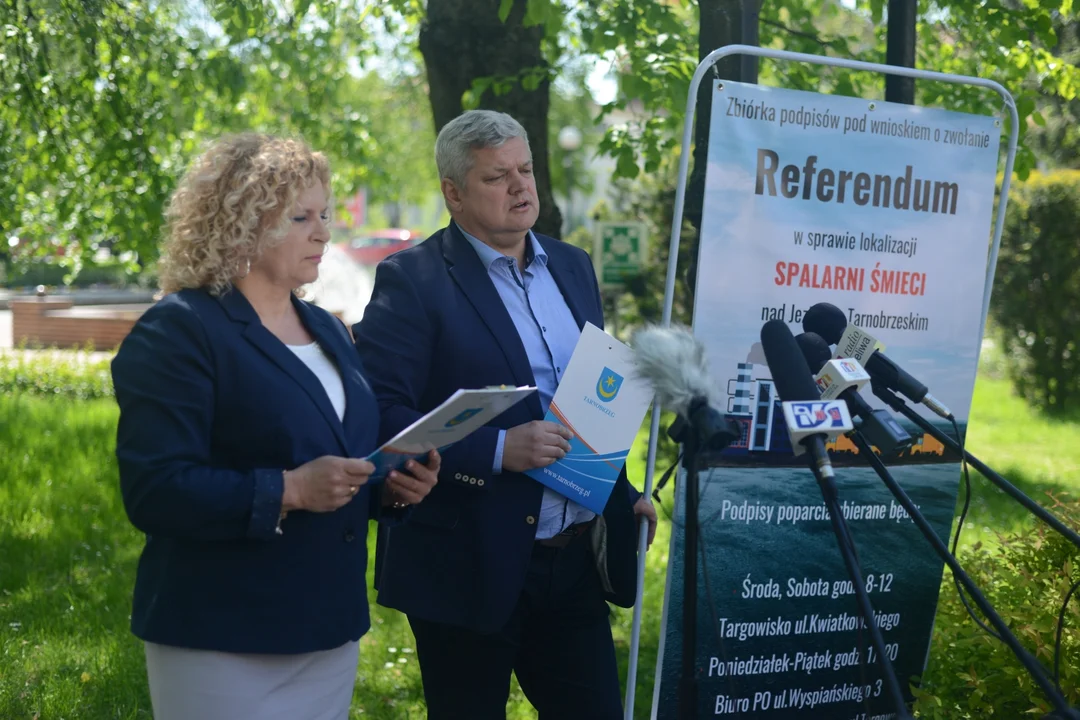 Rusza akcja zbierania podpisów pod wnioskiem o referendum ws. lokalizacji spalarni odpadów nad Jeziorem Tarnobrzeskim
