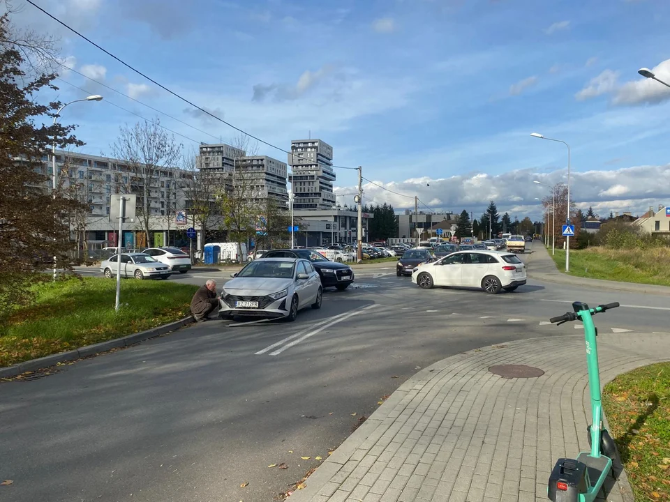 Kolizje i korki w Rzeszowie