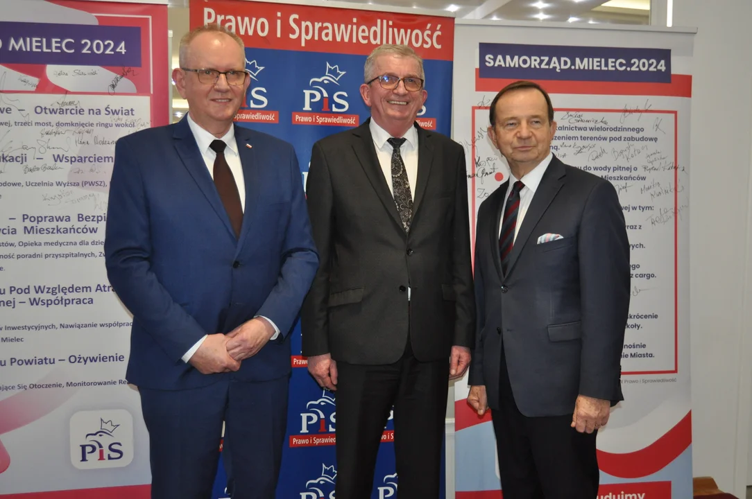 Spotkanie kandydatów Prawa i Sprawiedliwości  w Mielcu