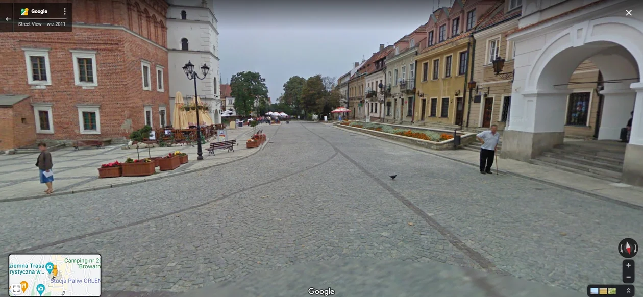Google Street View w Sandomierzu. Kto został "złapany" przez kamerę Google?