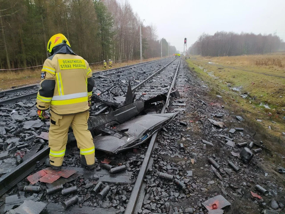 Chwilę po tragedii w Widełce.