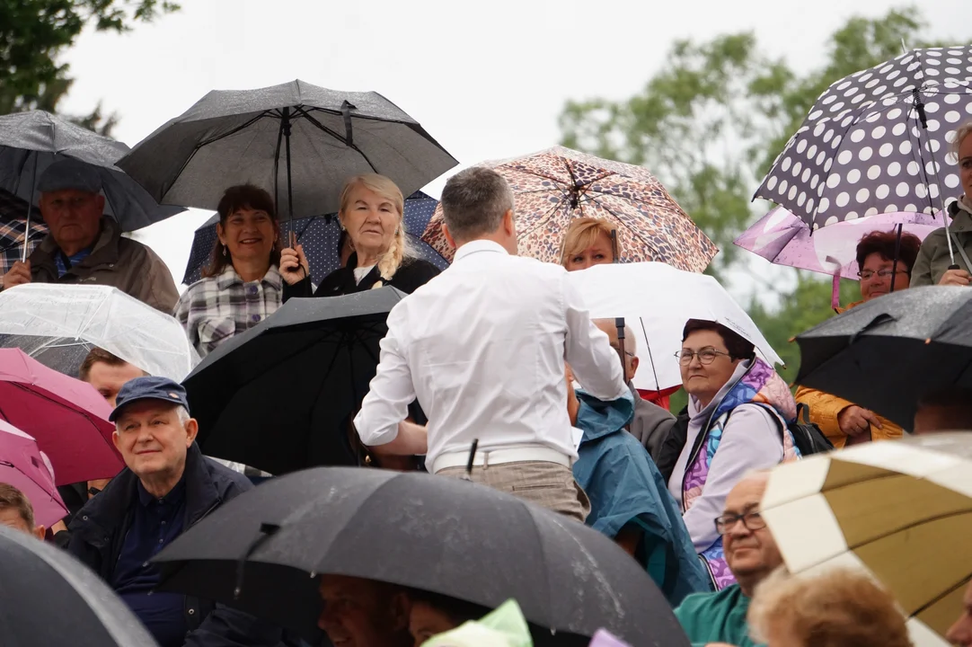 Na scenie amfiteatru w Polańczyku wystąpił Piotr Rogala Rogalik