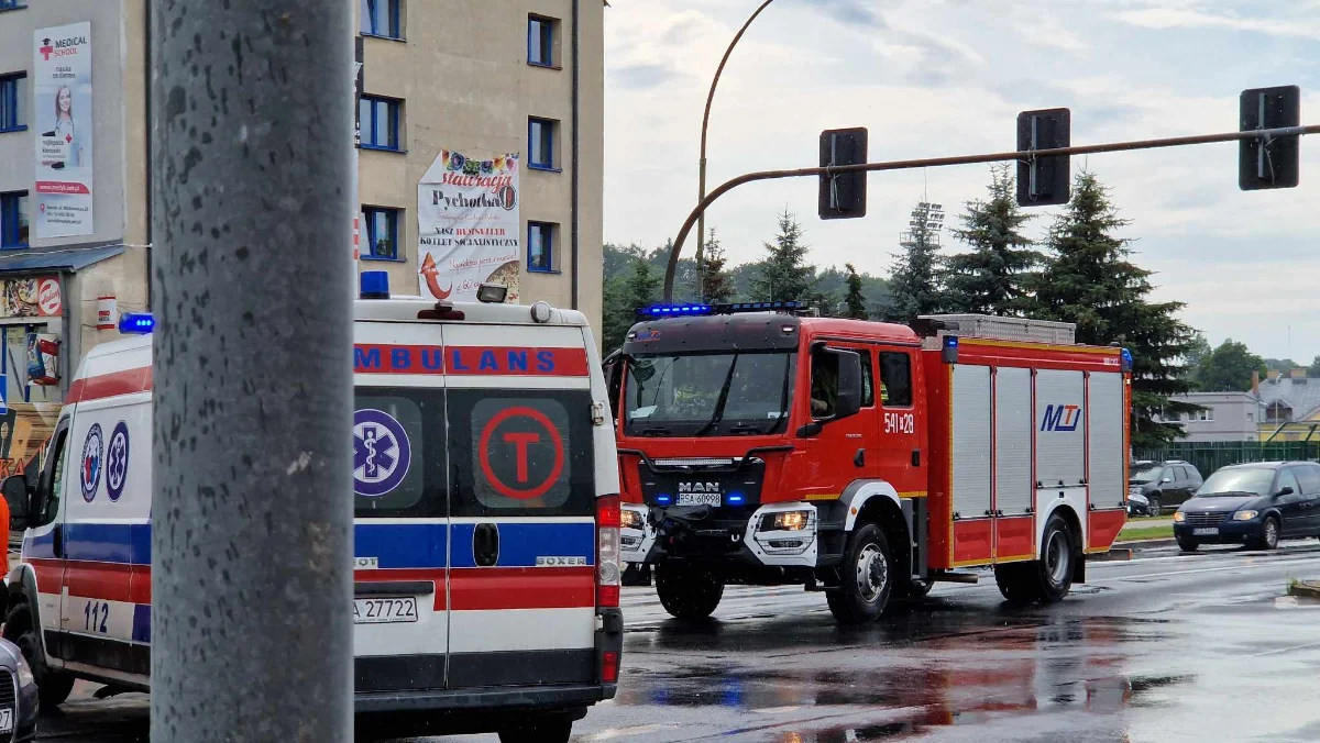 Wypadek w Sanoku na Mickiewicza i Bony