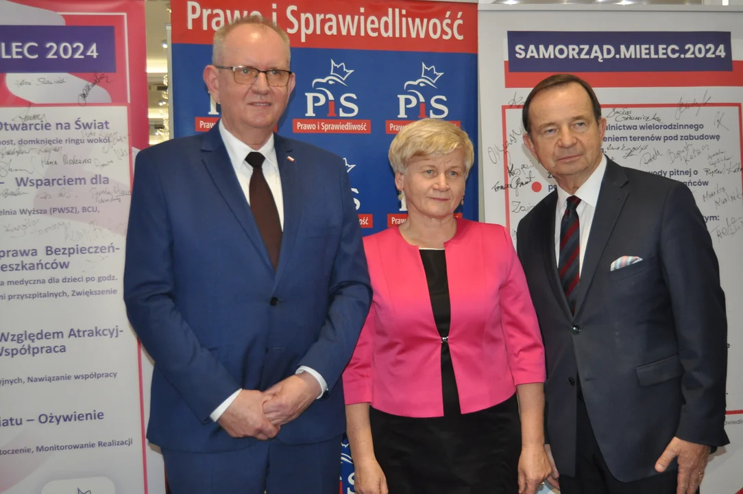 Spotkanie kandydatów Prawa i Sprawiedliwości  w Mielcu