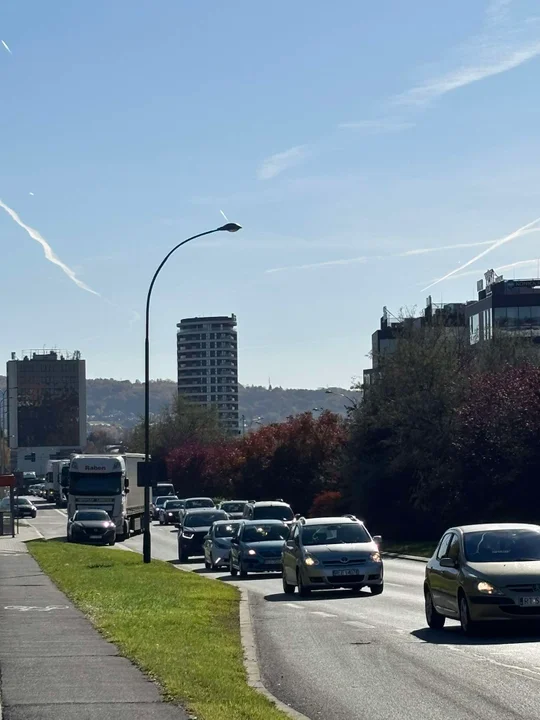 Wypadek na alei Armii Krajowej w Rzeszowie