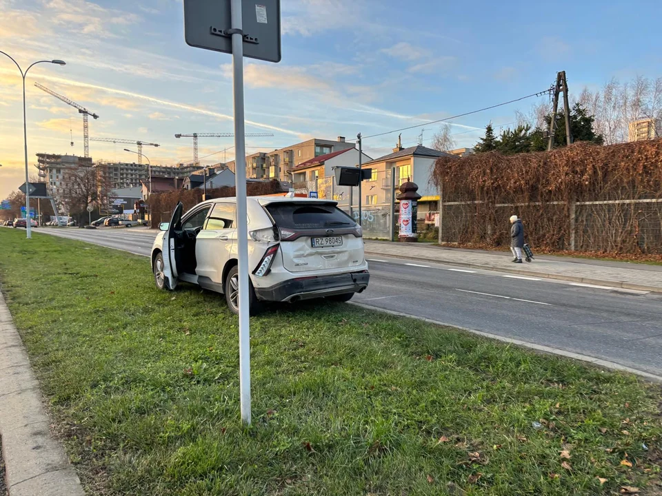 Wypadek na Lwowskiej w Rzeszowie