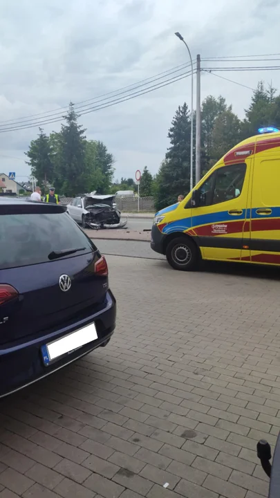 Wypadek na ulicy Jana Pawła II