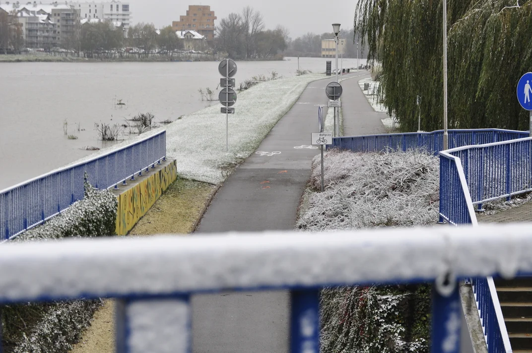 Zima w Rzeszowie. Miasto pokryte śniegiem