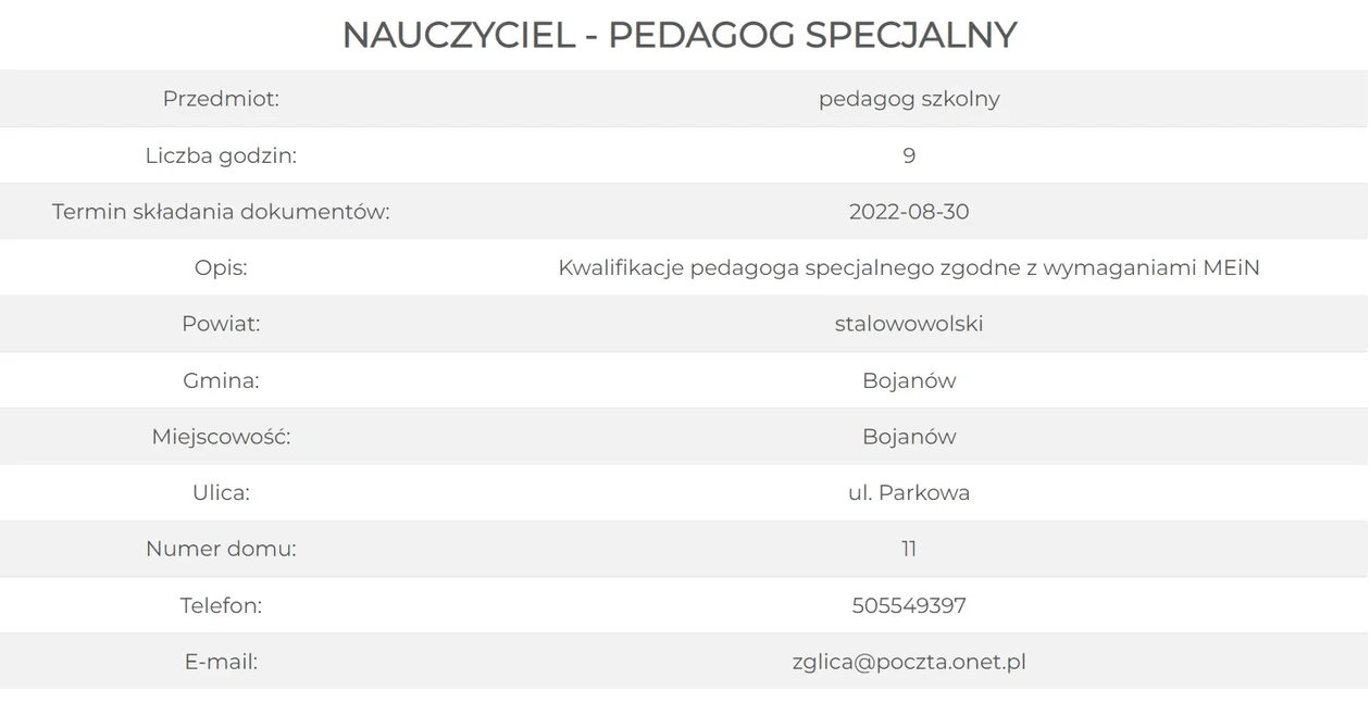 Mnóstwo ofert pracy w podkarpackich szkołach. Sprawdź te z Tarnobrzega i powiatów: stalowowolskiego oraz tarnobrzeskiego