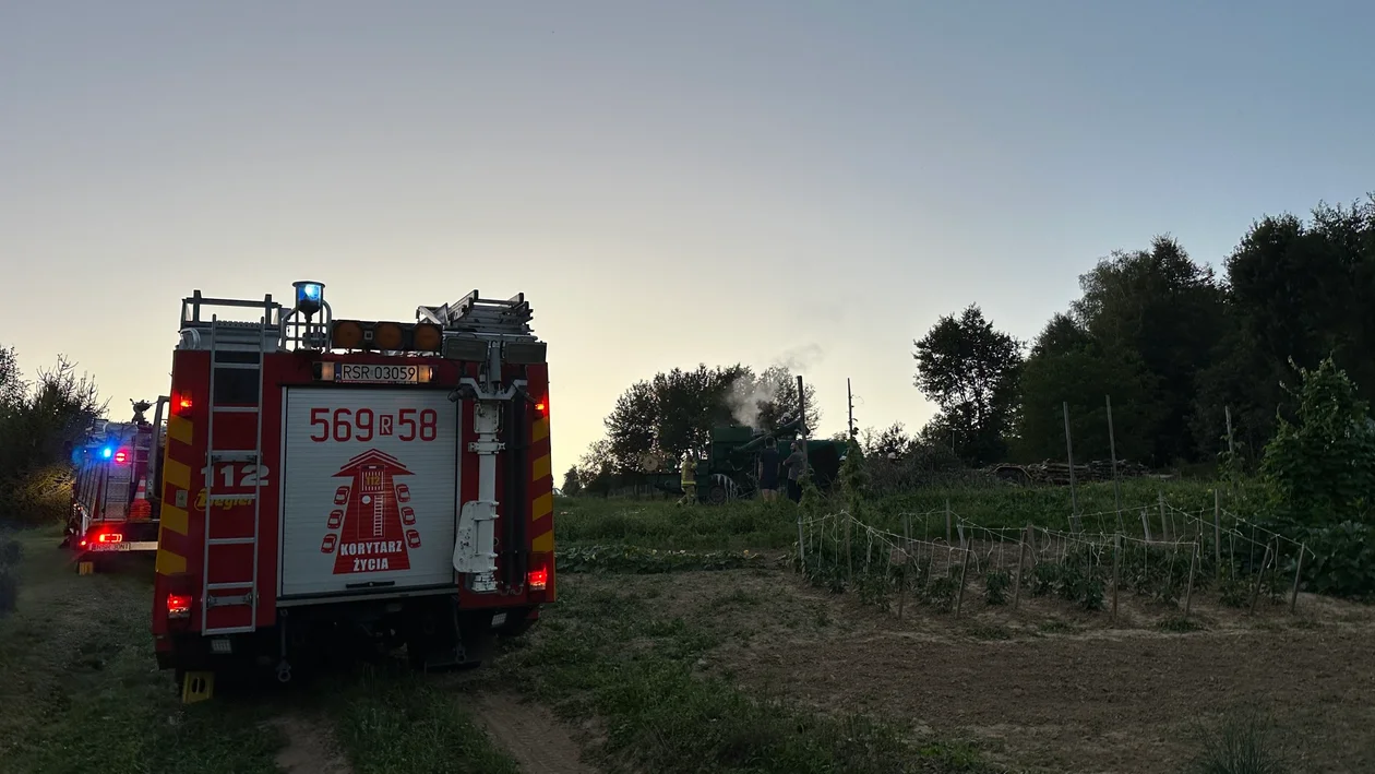 Pożar w regionie