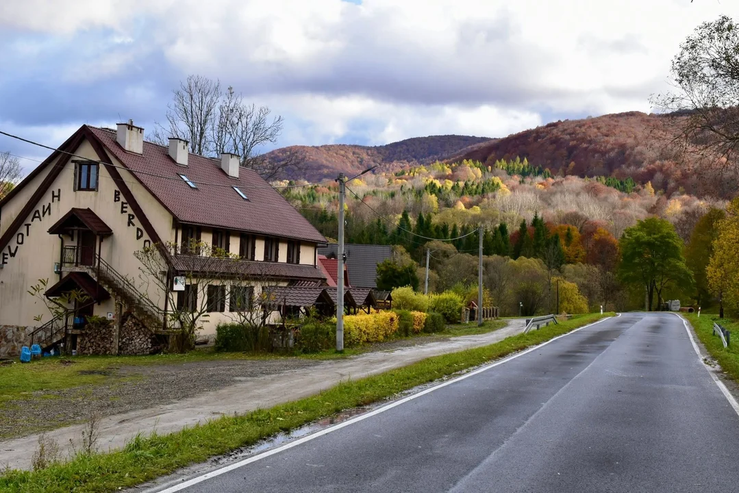 Szara jesień w Bieszczadach