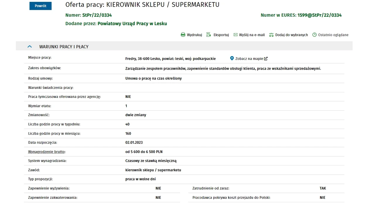 Praca na Podkarpaciu. Są oferty z wynagrodzeniem powyżej 5 tysięcy złotych brutto