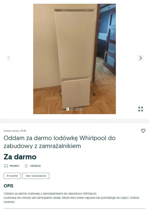 Te przedmioty rzeszowianie oddadzą za darmo. Przegląd ogłoszeń z OLX