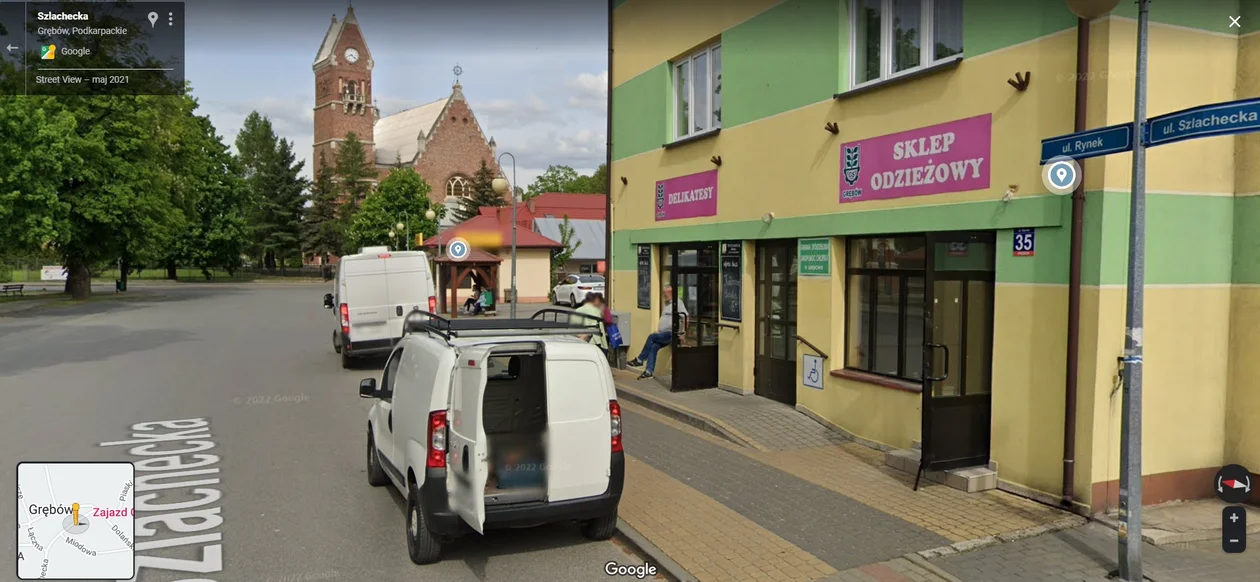 Google Street View 2021 - zdjęcia ze Stalowej Woli, Tarnobrzega i Grębowa